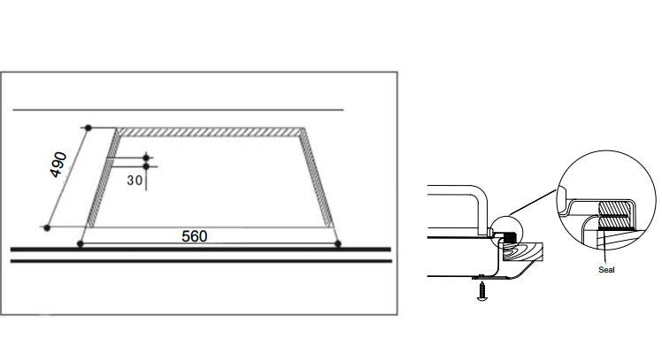 Vision 60 log led схема встраивания