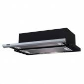 Krona Kamilla slim 600 black/inox 1 мотор встраиваемая вытяжка