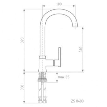 Схема встраивания Zigmund Shtain ZS 0400