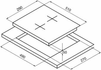 Схема установки Korting HK 32033 B