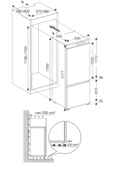 Схема встраивания Graude IKG 180.1