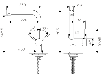 Схема встраивания Omoikiri Tanigawa