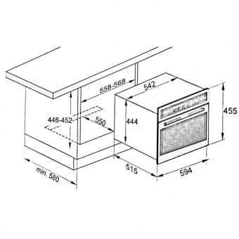 Kaiser EM 6307 RS встраиваемая микроволновка