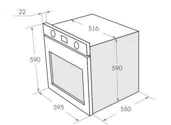 Схема встраивания Maunfeld AEOC.575W