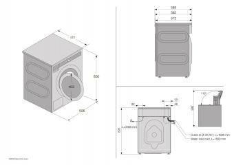 Asko W1094W отдельностоящая стиральная машина