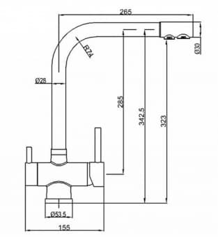 Схема встраивания ZORG ZR 348 YF BR