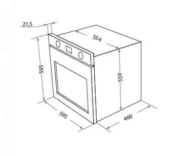 Схема встраивания HOMSair OES660BK