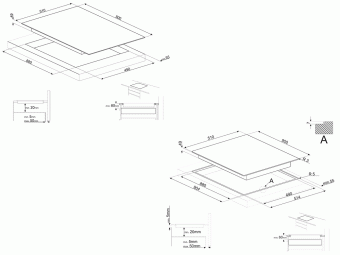 Схема встраивания Smeg SI2M7953D