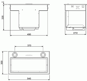 Схема встраивания Smeg KSEG58PXE