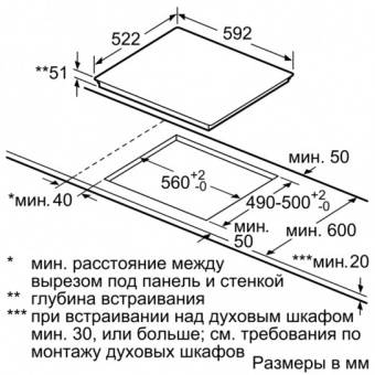 Bosch PIF651FB1E индукционная поверхность