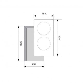 HOMSair HIY32BK индукционная поверхность
