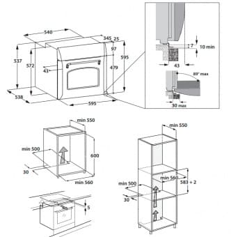 Схема встраивания Hotpoint-Ariston FIT 804 H AN