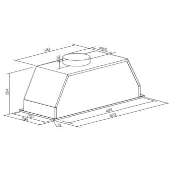 Схема встраивания Graude LB 52.0 EL