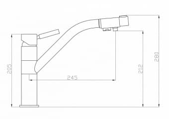 Схема встраивания ZORG ZR 401 KF SATIN