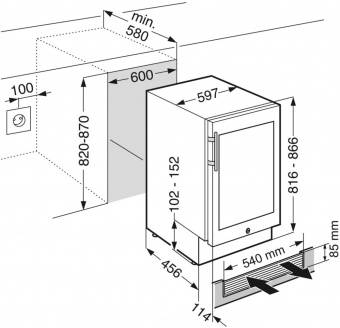 Liebherr UWKes 1752 винный шкаф