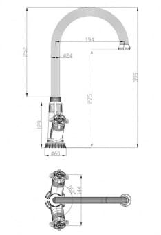 Схема встраивания ZORG Antic A 1003K SL