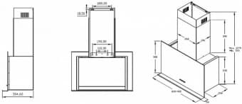 Схема встраивания Korting KHC 95330 GN