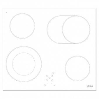 Korting HK 62051 BW электрическая варочная панель