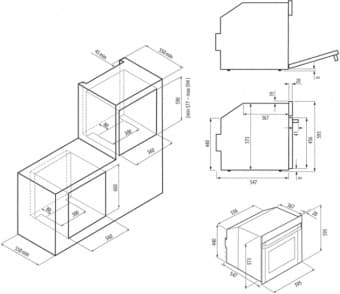 Схема установки Krona MAGNETE 60 BL/BL