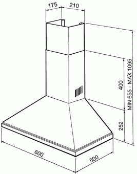 Схема встраивания Smeg KSED65PE