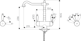 Схема встраивания Omoikiri Amagasaki