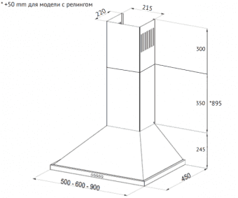 Схема встраивания Korting KHC 6750 RB