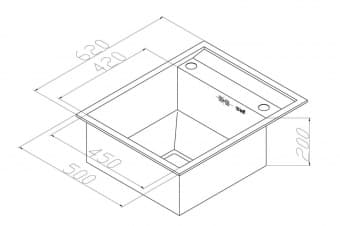 Схема встраивания ZORG INOX X 6250