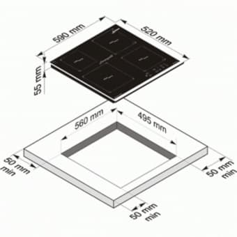 Midea MIH64100 индукционная поверхность