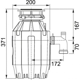 Схема встраивания Franke TE 75