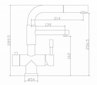 ZORG ARCADE SZR 1068P D кухонный смеситель 