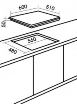 MBS PG 605 газовая поверхность