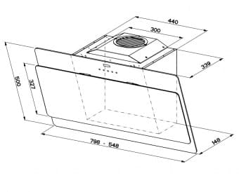 Схема встраивания Faber COCKTAIL WH A80 EG8 